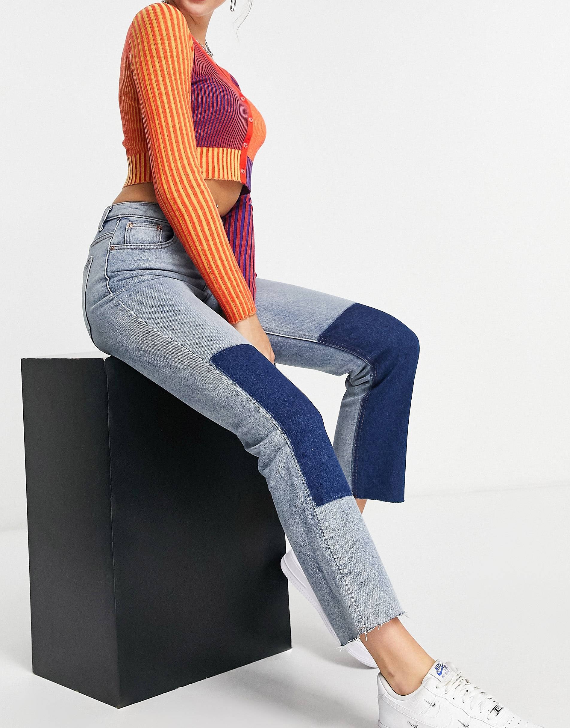 Signature 8 denim jean mid wash