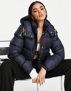 The North Face puffer jacket navy