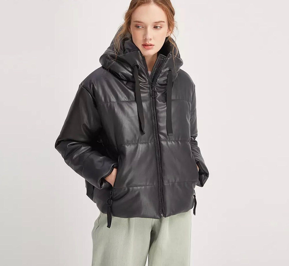 Jakne Leather Parka