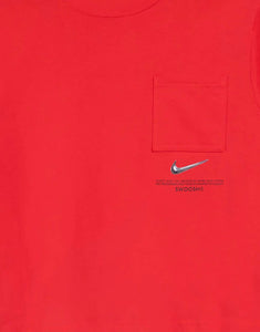 Nike Swoosh oversized t-shirt in red