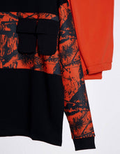 Load image into Gallery viewer, Duks Fleecey orange panel