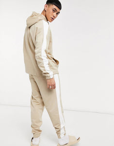 Tracksuit oversized in beige