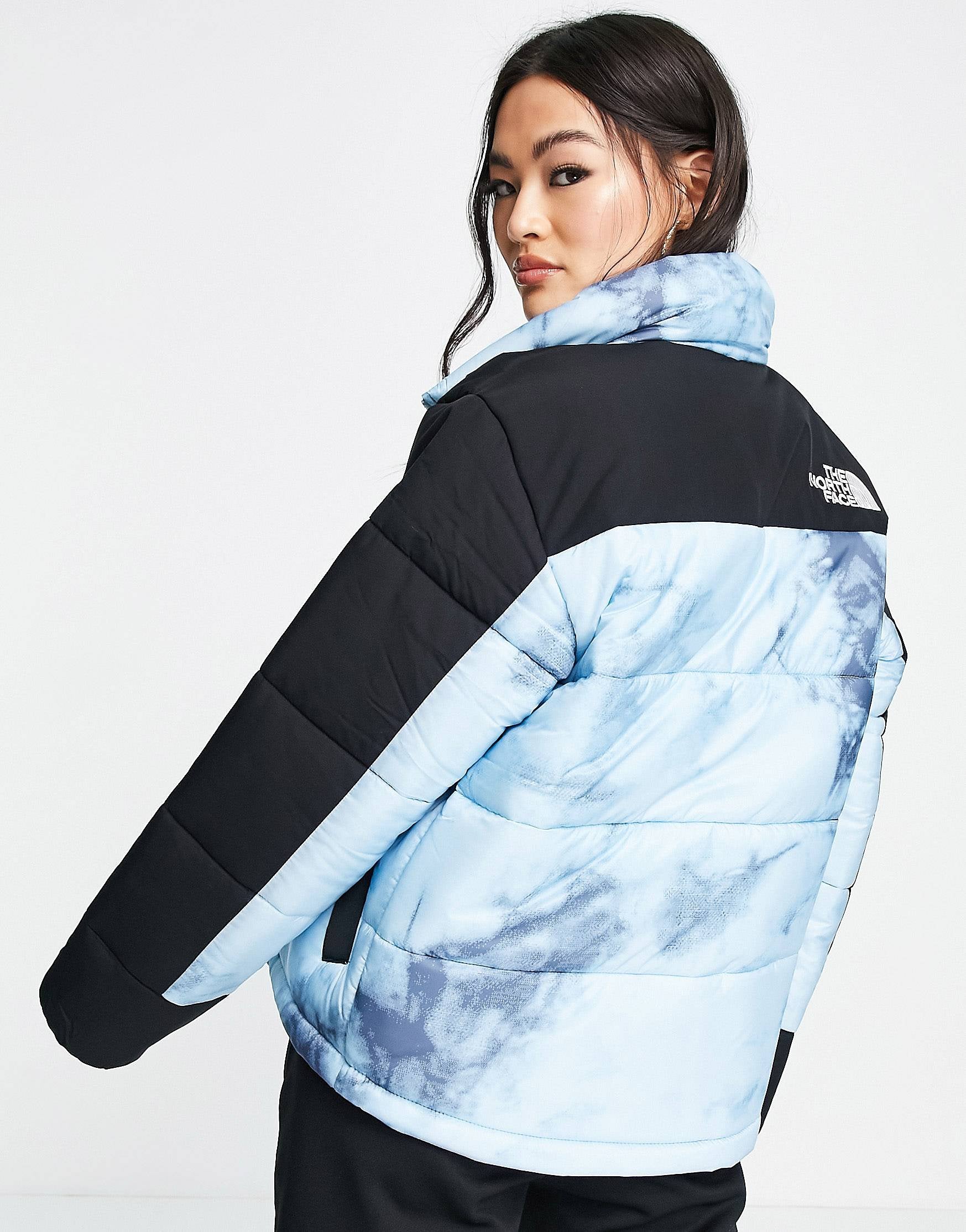 The North Face Himalayan jacket blue tie-dye