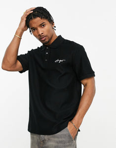 HUGO Daipo polo shirt black