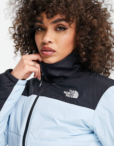 The North Face puffer jacket blue