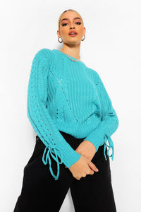 Lace Up Jumper