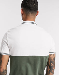 Maic Polo - White/Khaki