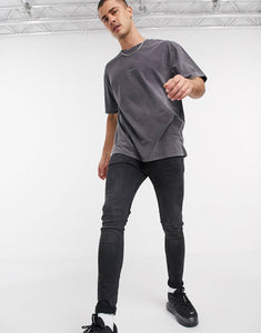 Maic Topman Paris - in washed black