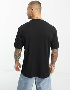 HUGO Dontevideo script t-shirt black