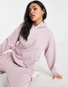 New Balance washed hoodie lilac