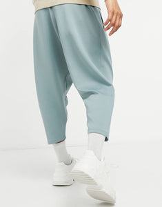 Drop crotch joggers - grey blue