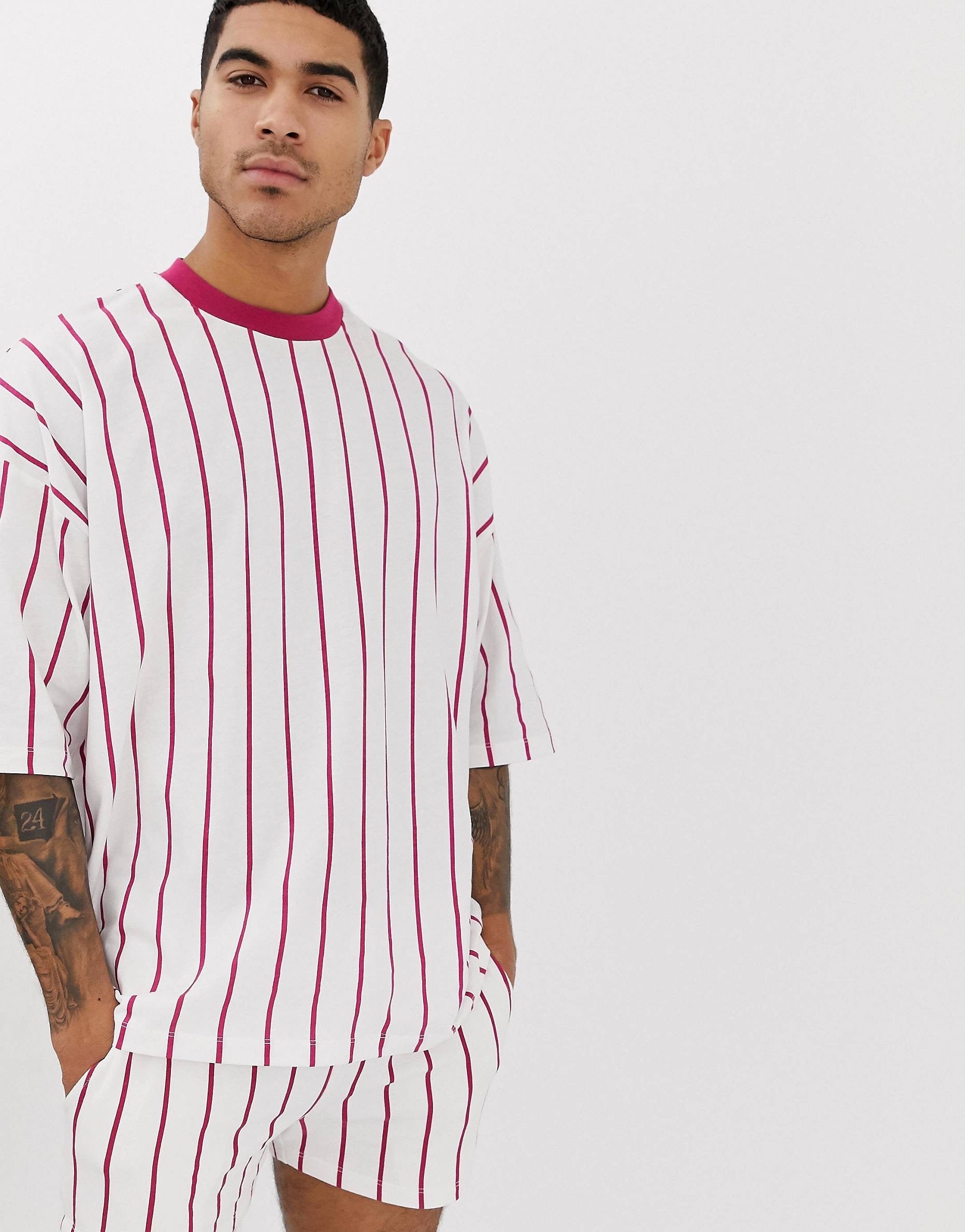 Maic co-ord Stripe - oversized