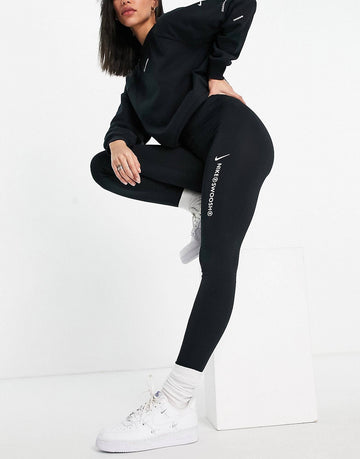Nike Swoosh high rise leggings