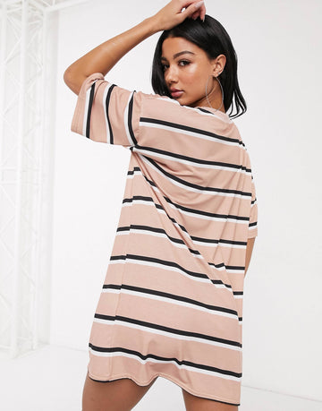 Fustan Pink Stripe
