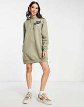 Load image into Gallery viewer, Nike utility hoodie dress green