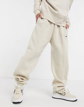 Load image into Gallery viewer, Tracksuit Nike mini swoosh oversized in oatmeal