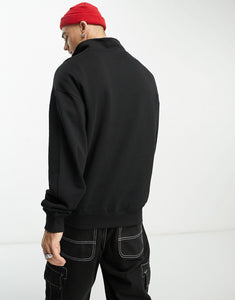 HUGO Dogota script logo sweatshirt black