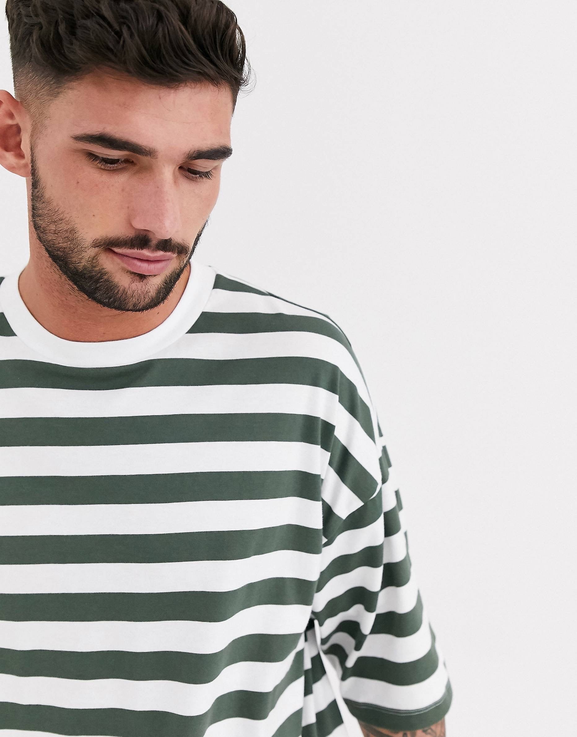 Maic Stripe - Green oversized