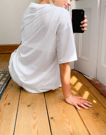 Maicë Nike Swoosh - White