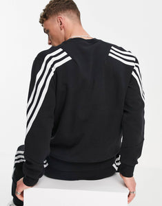 adidas three stripes black