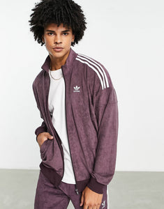 adidas Originals adicolor track jacket maroon