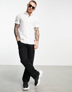 Hugo Empson short sleeve shirt white