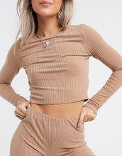 Load image into Gallery viewer, Set New Look Ribbed in Camel