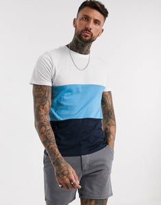 Maic Jack & Jones Originals colourblock in blue