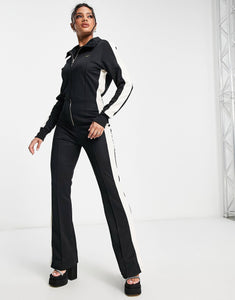 adidas Originals 'ski chic' jumpsuit black