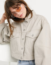 Load image into Gallery viewer, Jakne Denim oversized - Stone