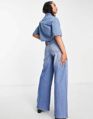 Tommy Jeans denim shirt wash blue