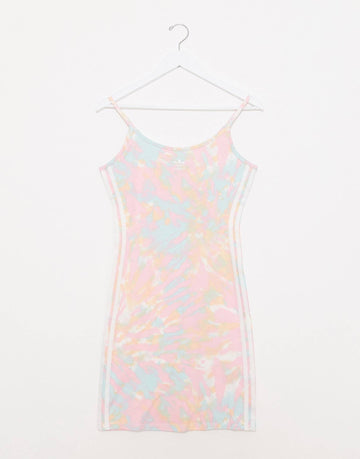 Fustan adidas Originals - Tie dye