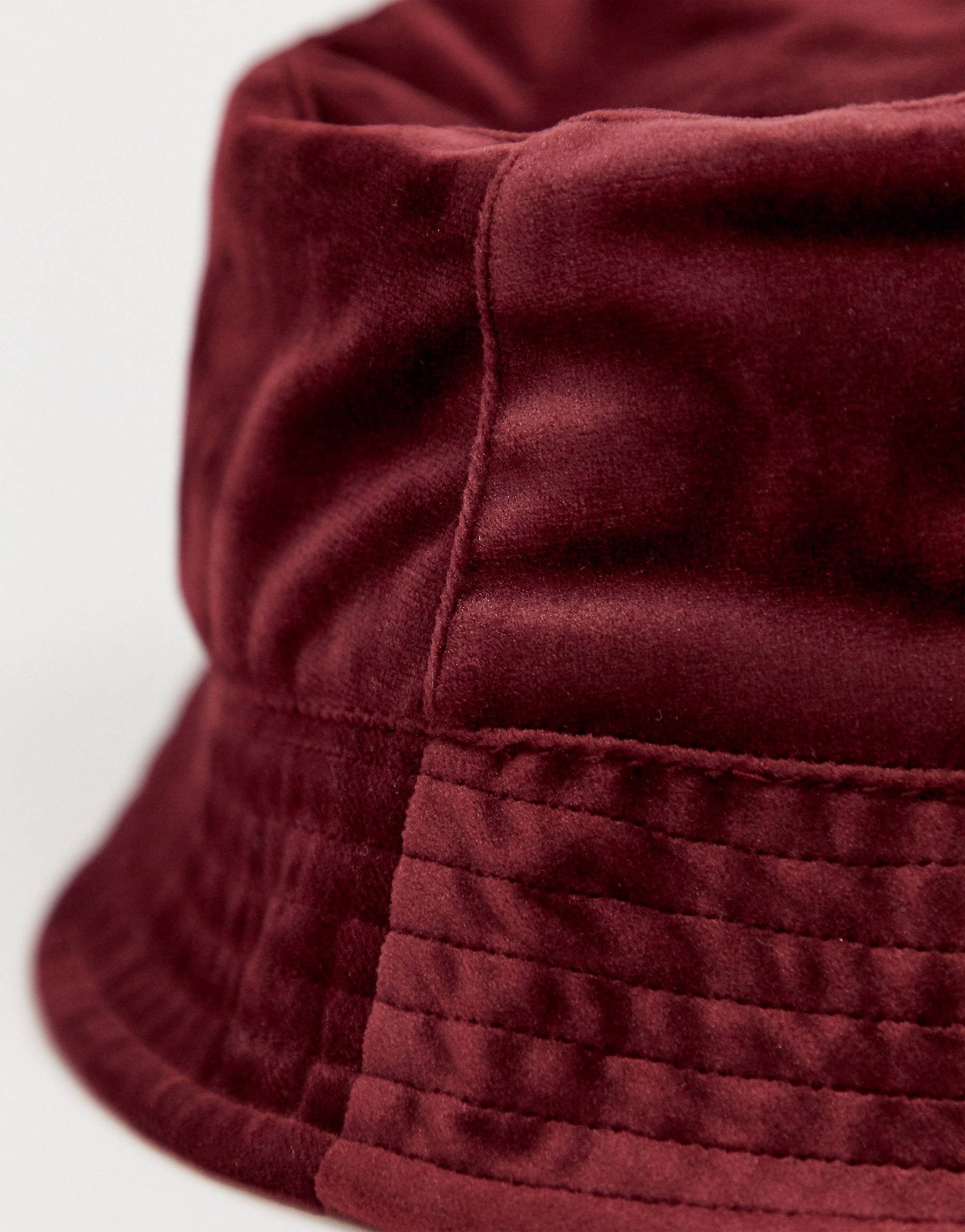 Kapelë - Bucket Hat burgundy