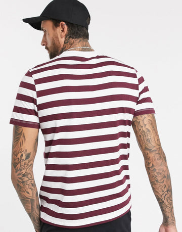 Maic Striped - Burgundy