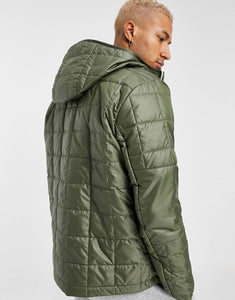 Nike puffer jacket in khaki