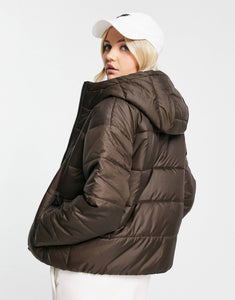Nike classic padded jacket brown
