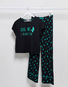 Pyjama Set - Loungeable cactus print