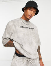 Load image into Gallery viewer, Dark Future oversized t-shirt brown wash
