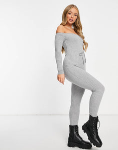 Jumpsuit Parisian jersey - grey marl