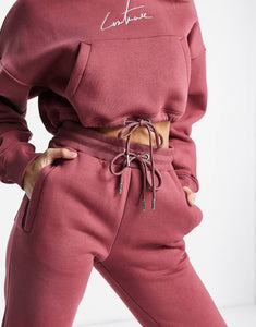 Tracksuit The Couture Club in mauve