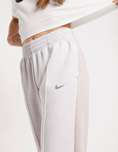 Load image into Gallery viewer, Nike Metallic Swoosh colour block joggers neutrals