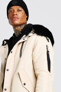 MA1 Parka with Faux Fur Hood