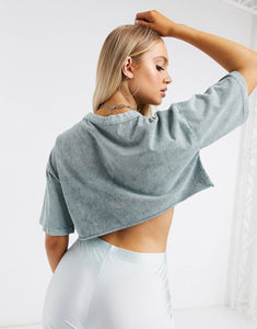 Maicë Super Crop - in washed mint