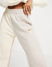 Load image into Gallery viewer, Nike Metallic Swoosh joggers cream