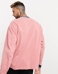 Bluzë Pique oversized pink