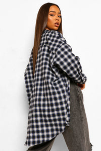 Oversized Checked Shirt