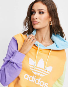 adidas Originals adicolor boyfriend fit colour block