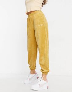 Puma cord jogger in mustard