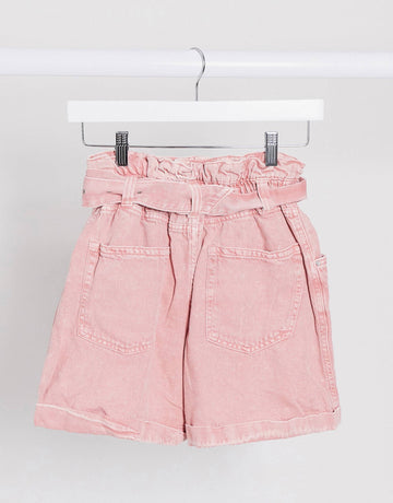 Xhinse paperbag belted denim