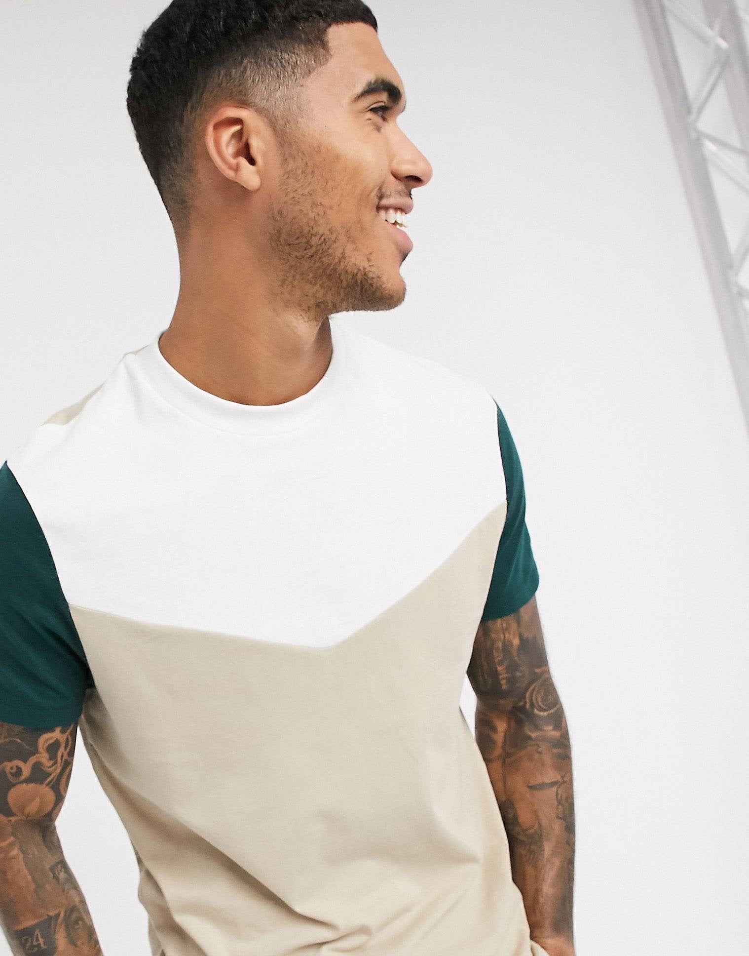 Maic Chevron in Beige